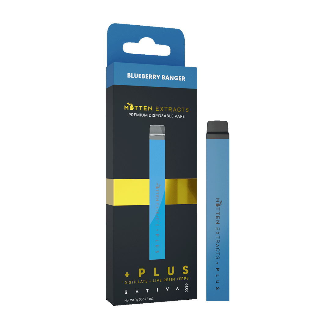 Blueberry Banger +Plus Disposable Vape