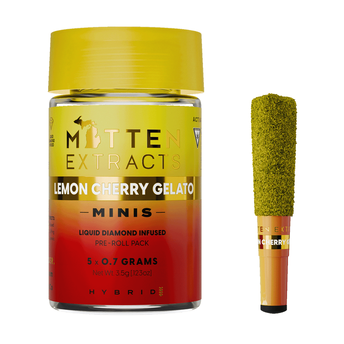 Lemon Cherry Gelato Infused Pre-Roll Minis 3.5g