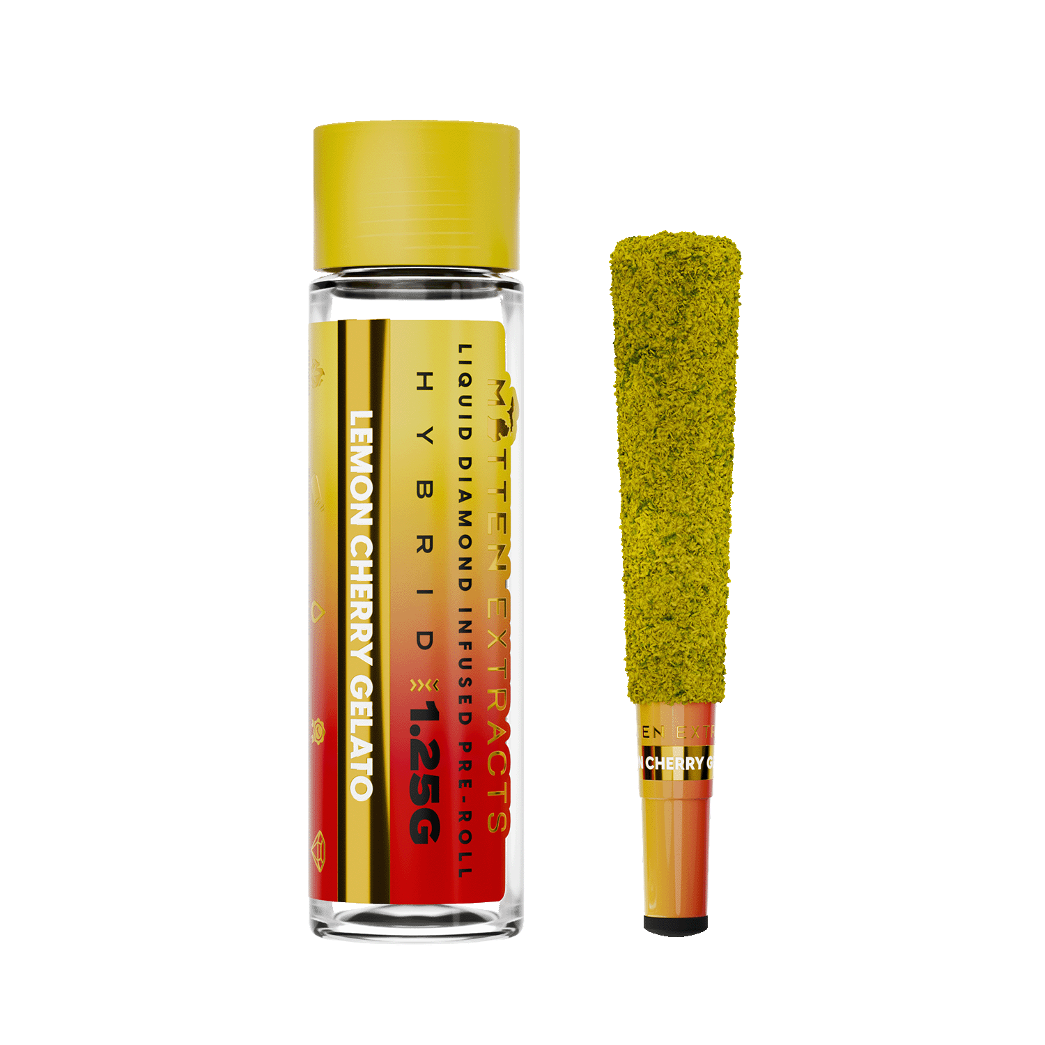 Lemon Cherry Gelato Premium Infused Pre-Roll | Mitten Extracts