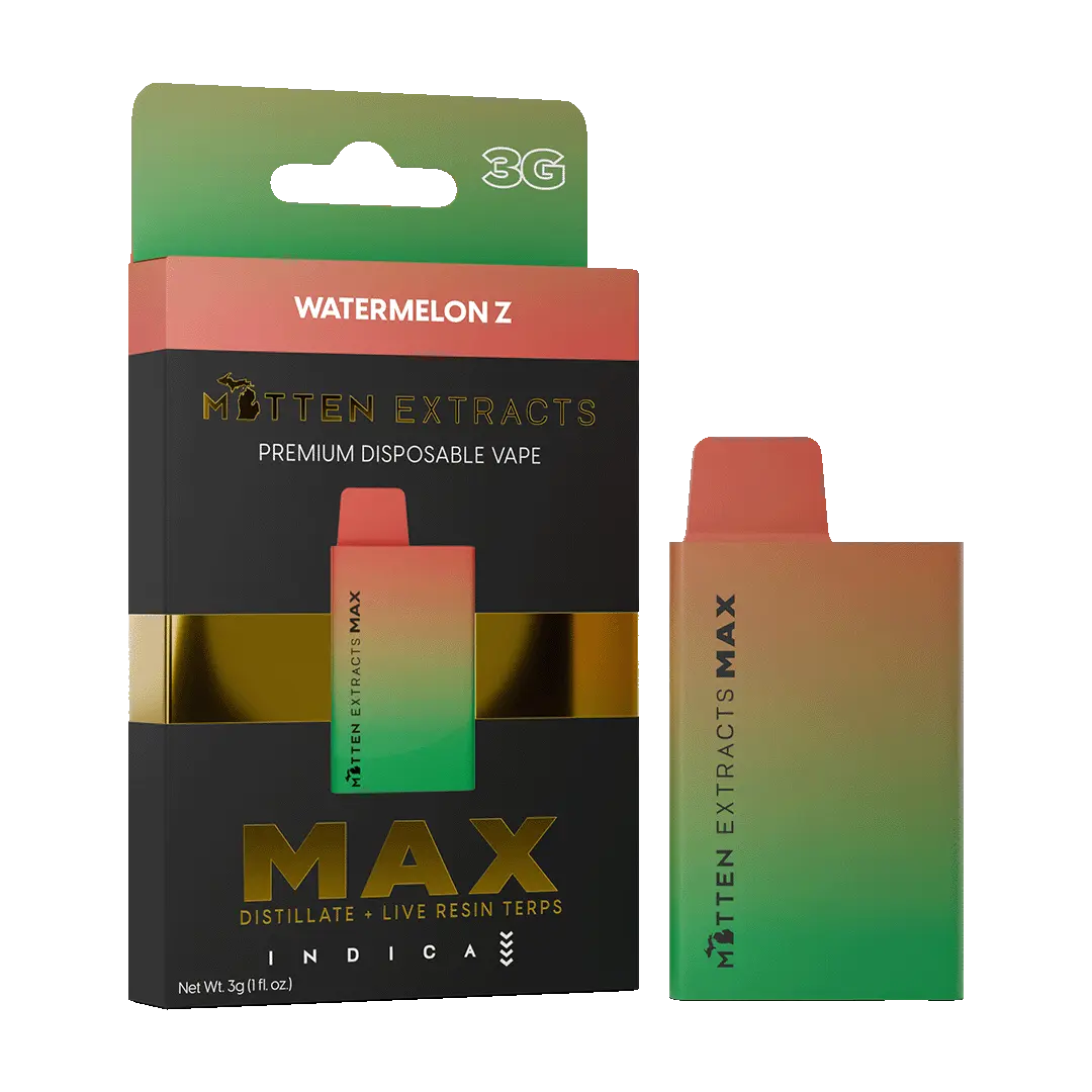 Watermelon Z MAX Disposable Vape | Mitten Extracts Watermelon Z MAX Disposable Vape | Mitten Extracts