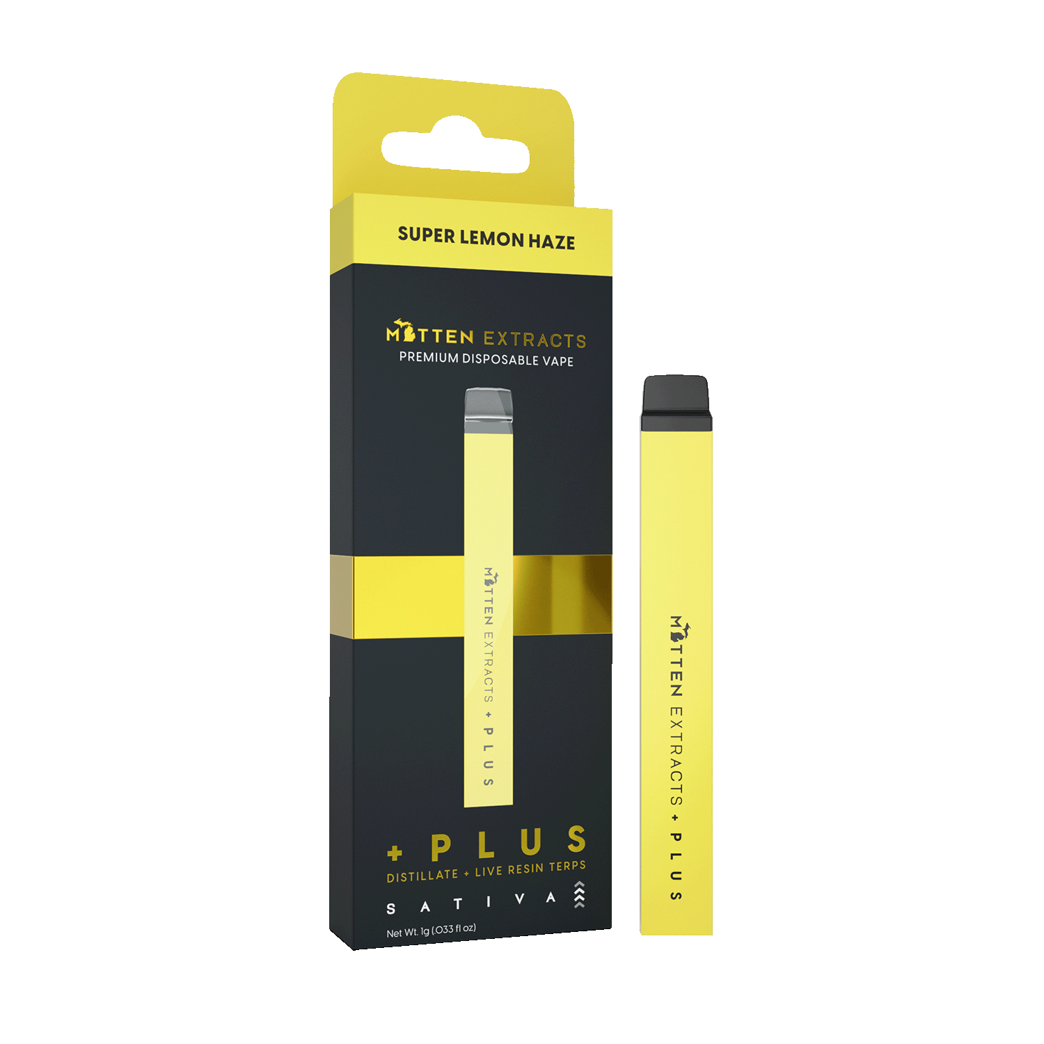 Super Lemon Haze Disposable THC Vape | Mitten Extracts Super Lemon Haze Disposable THC Vape | Mitten Extracts