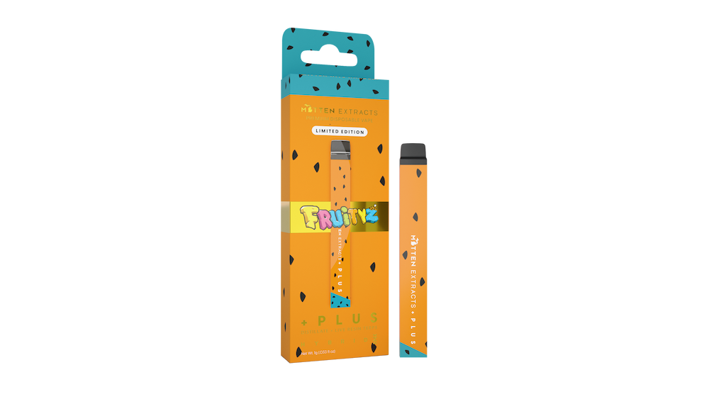 Fruityz +Plus Disposable THC Vape | Mitten Extracts Fruityz +Plus Disposable THC Vape | Mitten Extracts