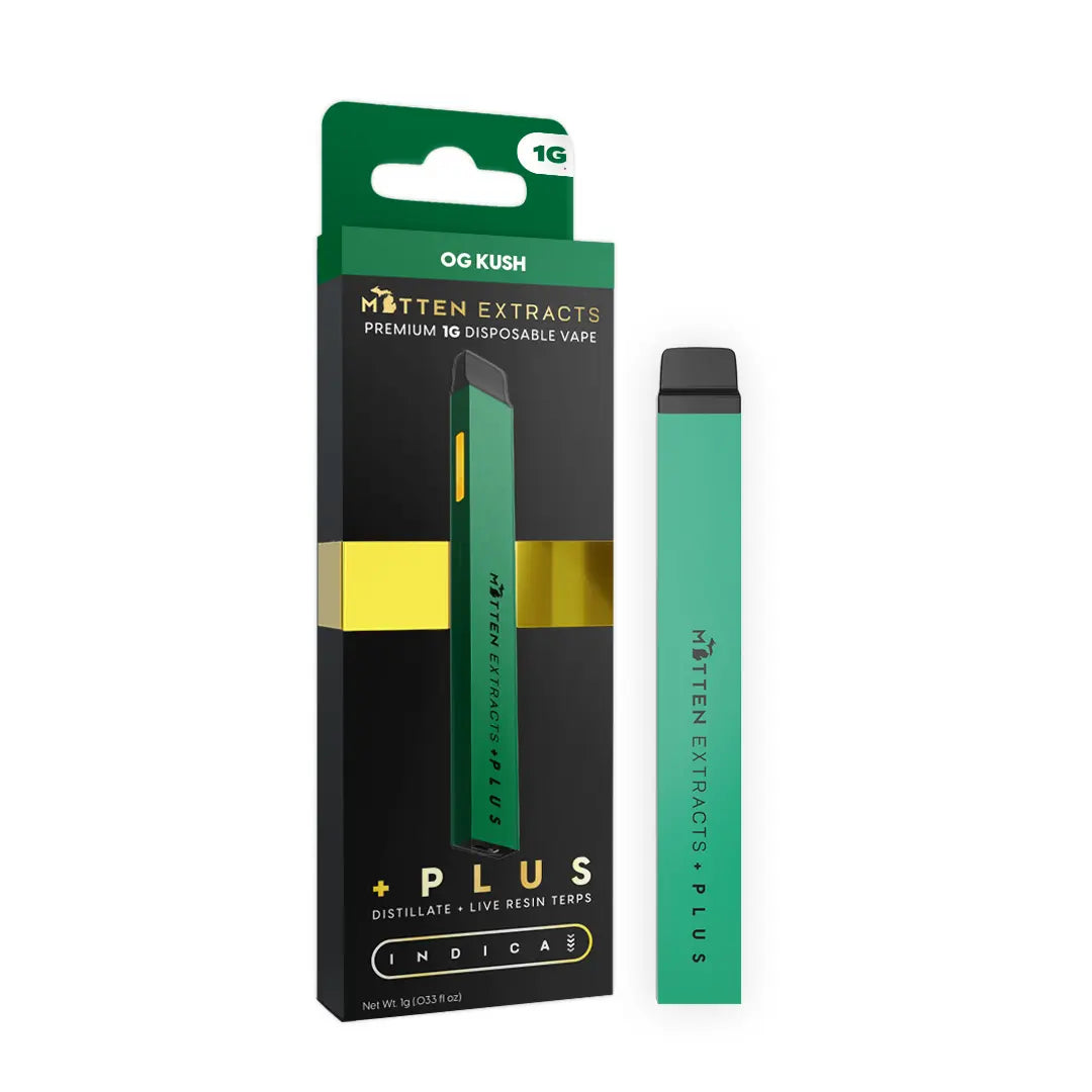 OG Kush Disposable THC Vape | Mitten Extracts
