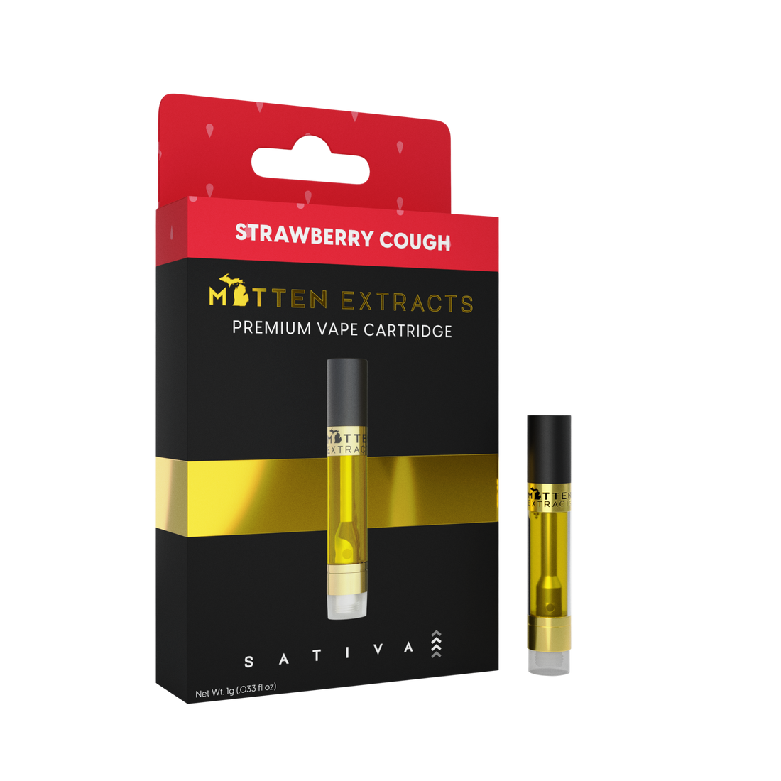 Strawberry Cough 1g Vape Cartridge