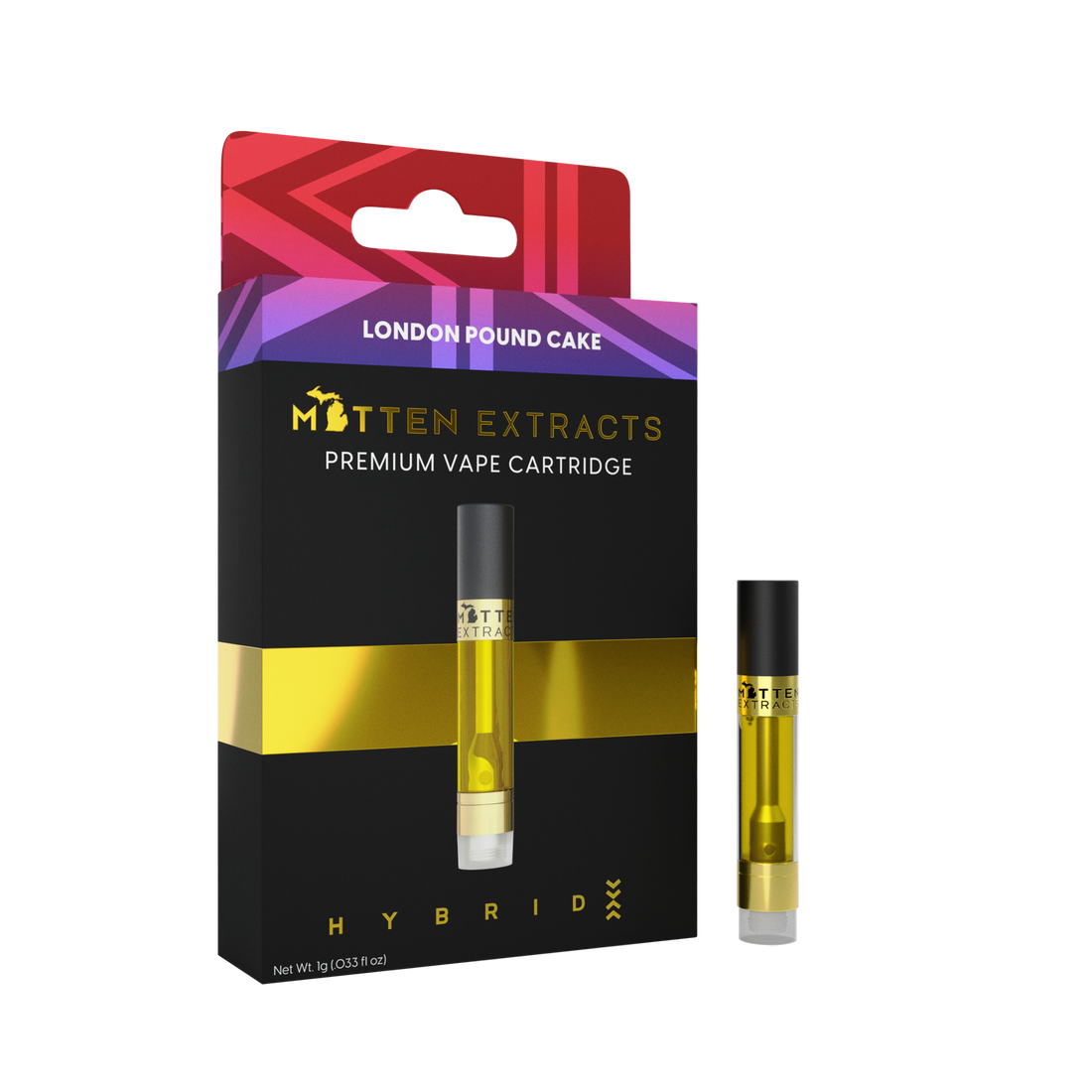 London Pound Cake 1g Vape Cartridge