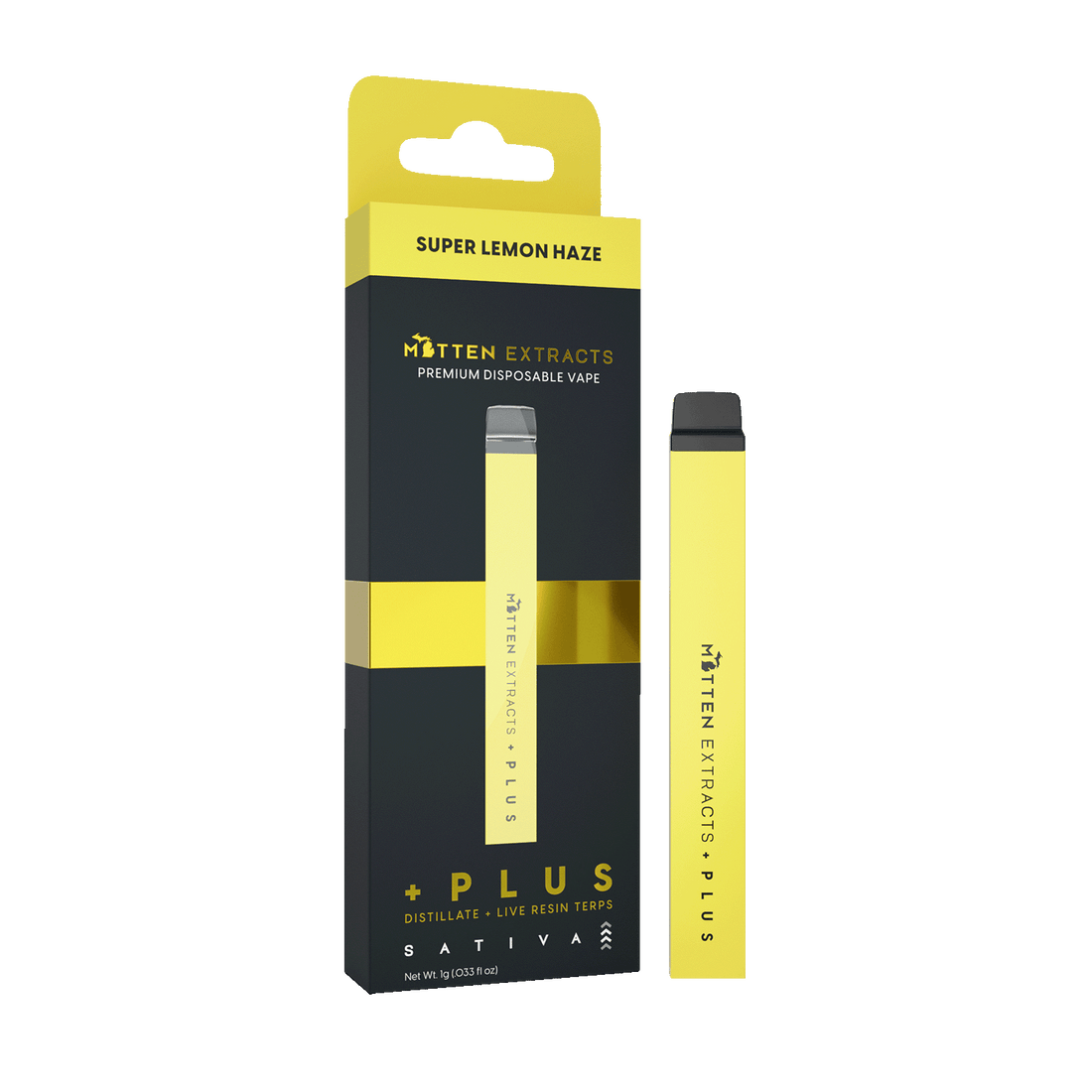Super Lemon Haze Disposable THC Vape | Mitten Extracts Super Lemon Haze Disposable THC Vape | Mitten Extracts