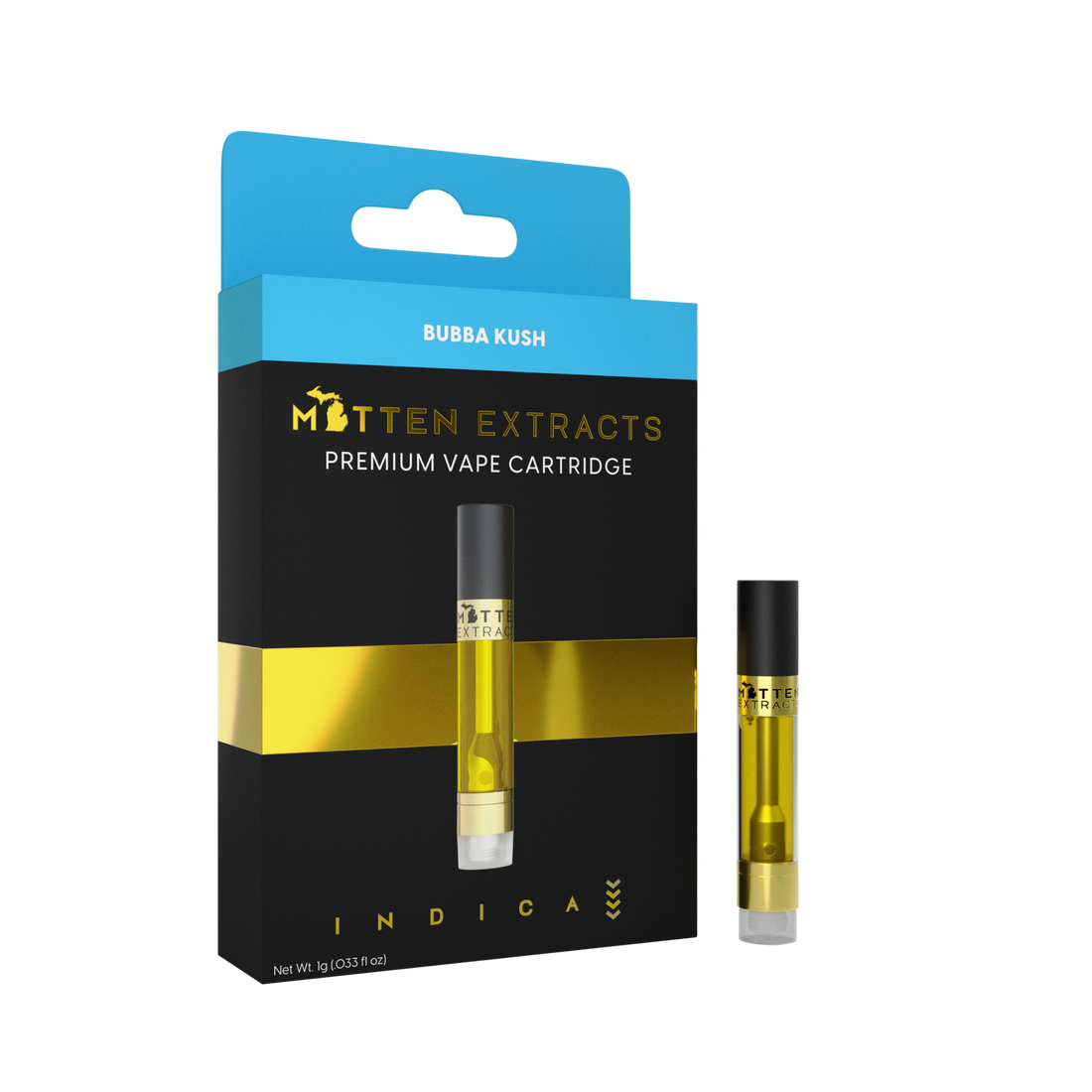 Bubba Kush 1g Vape Cartridge