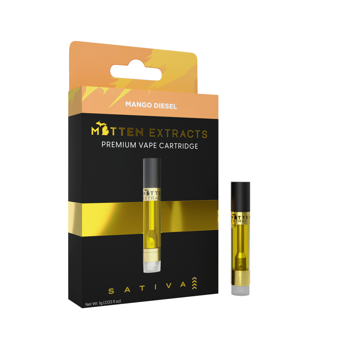 Mango Diesel 1g Vape Cartridge