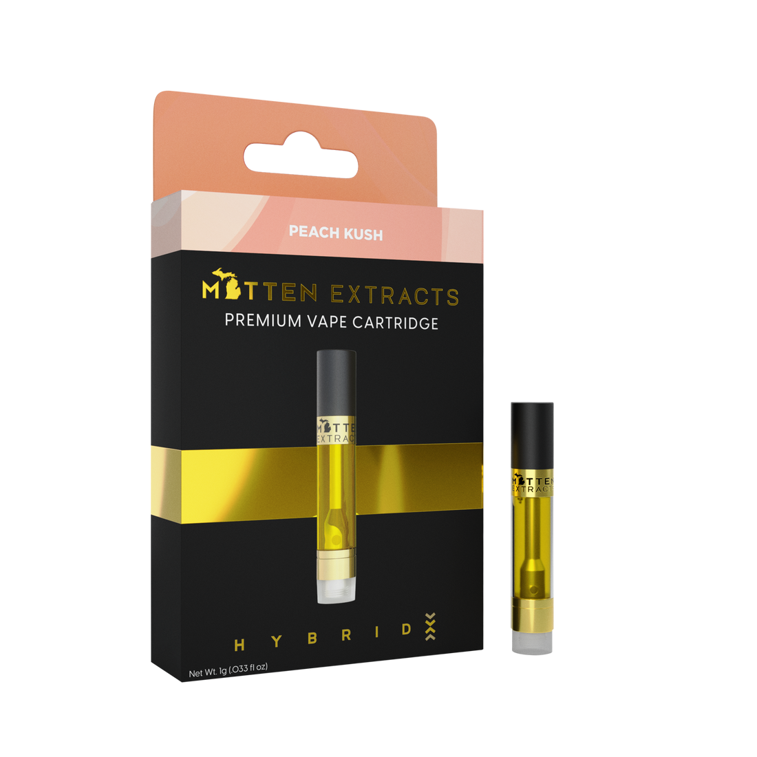 Peach Kush 1g Vape Cartridge