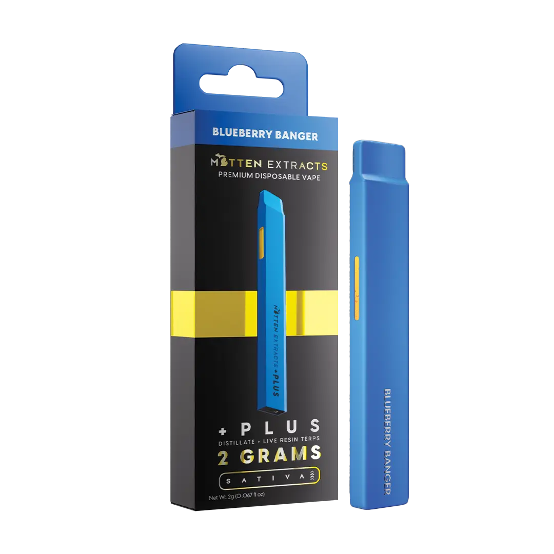 Blueberry Banger +Plus Disposable Vape 2g