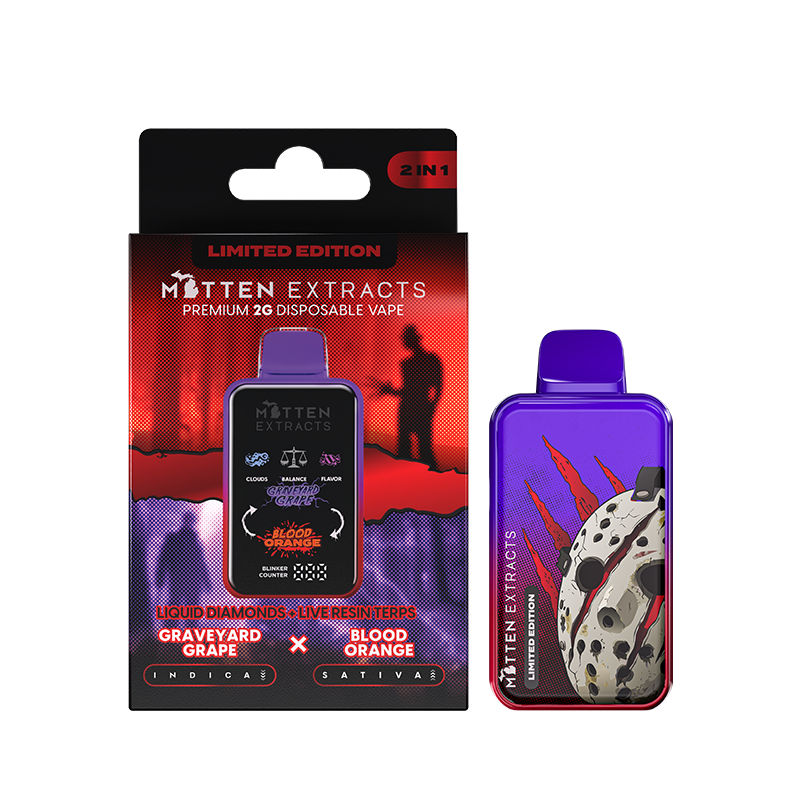 Graveyard Grape X Blood Orange 2 in 1  Disposable Vape 2G
