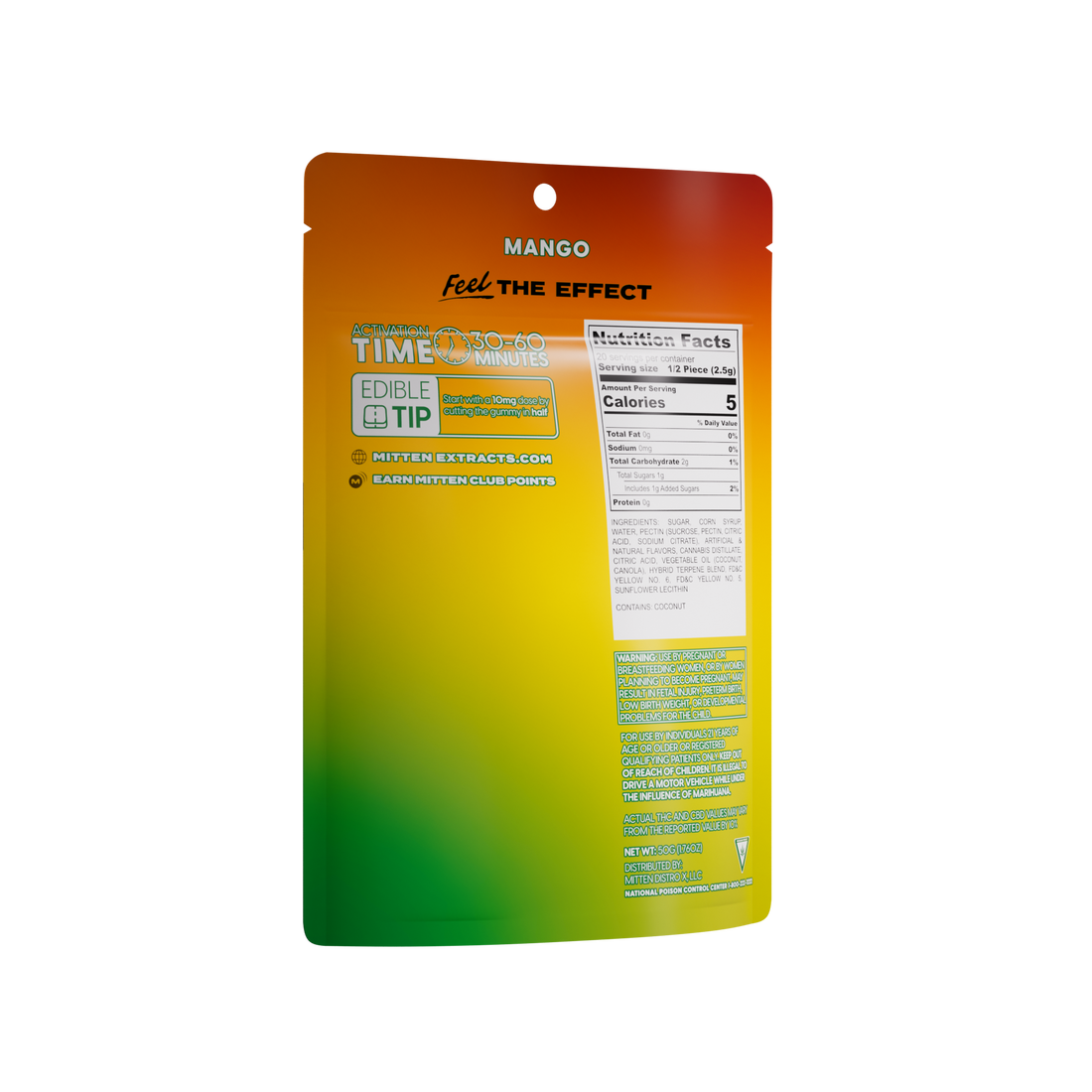 Mango Gummies 200mg (10 Pack)