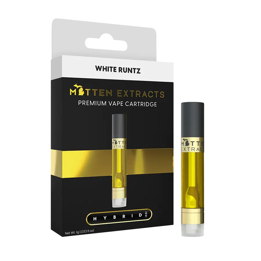 White Runtz 1g Vape Cartridge
