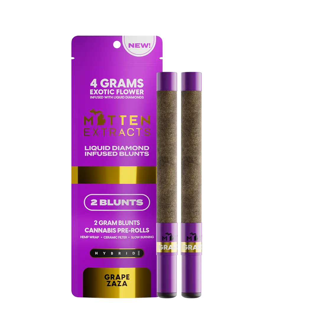Grape Zaza Infused Blunts 4g (2 Pack)