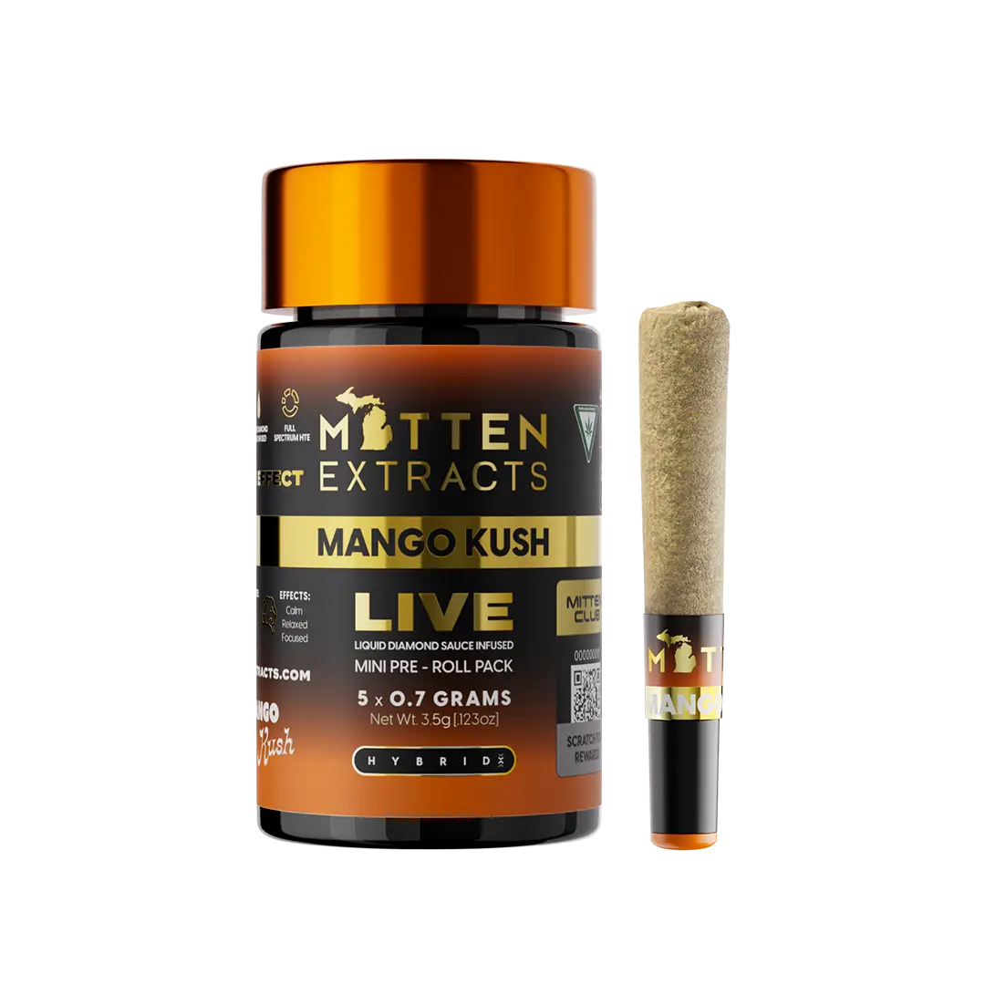 Mango Kush LIVE Infused Pre-Roll Minis 3.5g