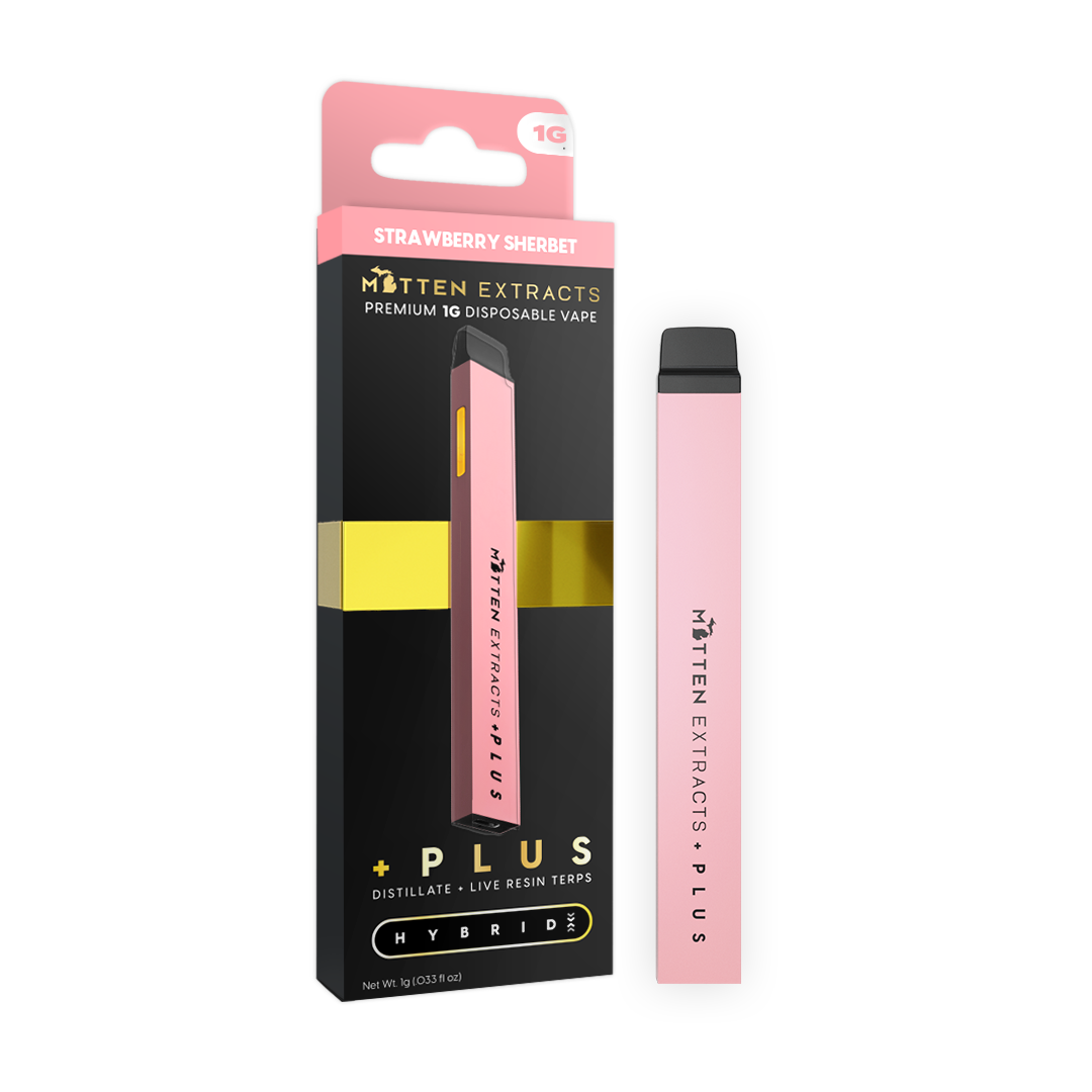 Strawberry Sherbet +Plus Disposable Vape